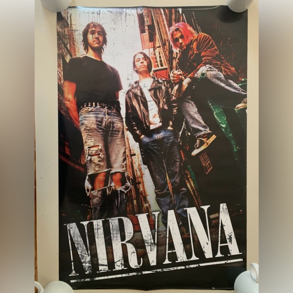 NIRVANA, THE END OF MUSIC, AUTHENTIC  2013 SEALED POSTER UK Printed 36x24”